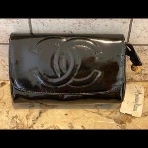 NWT Chanel Clutch, Black, Authentic